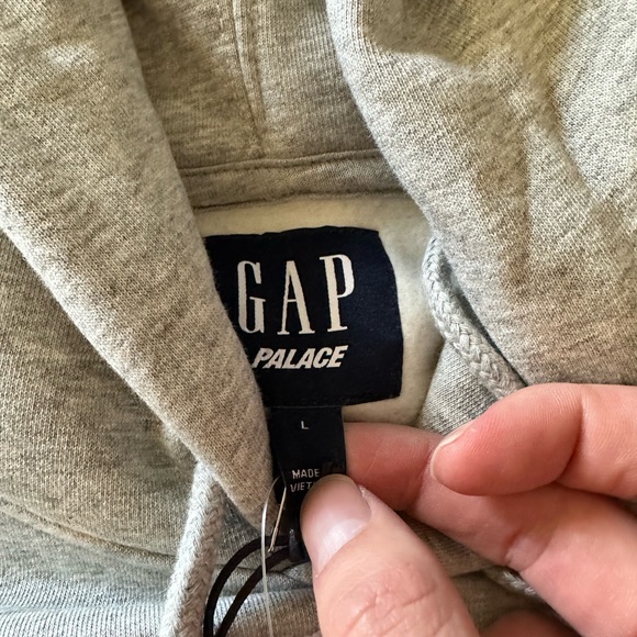 Palace x Gap grey hoodie. Brand new with tags. - Picture 2 of 3